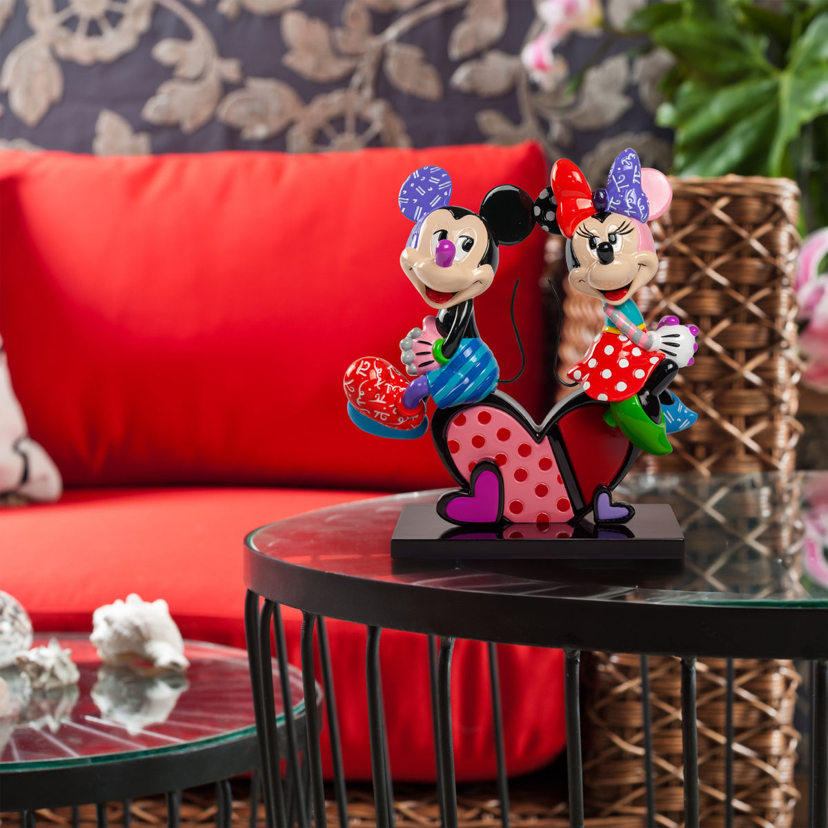 Mickey and Minne on Heart