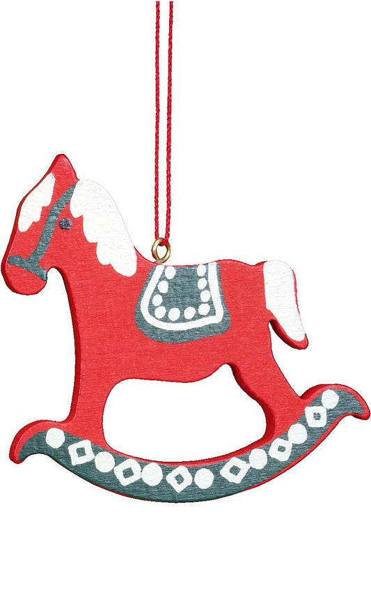 Rocking Horse Red And White