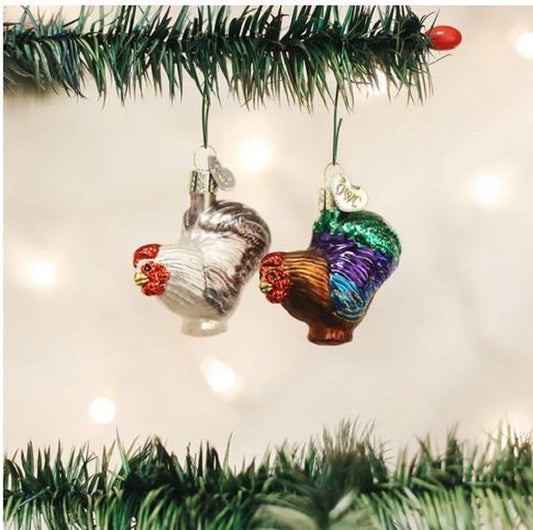 Mini Roosters (a) Ornament