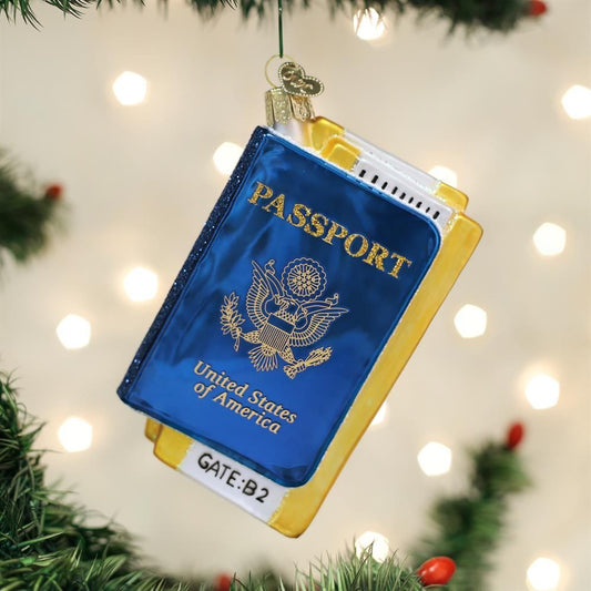Passport Ornament Ornament
