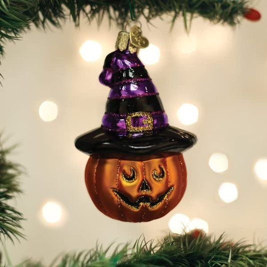 Witch Pumpkin Ornament