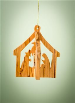 3D Stable With Nativity