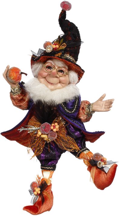 Jack O' Lantern Elf, Small - 10.5 Inches