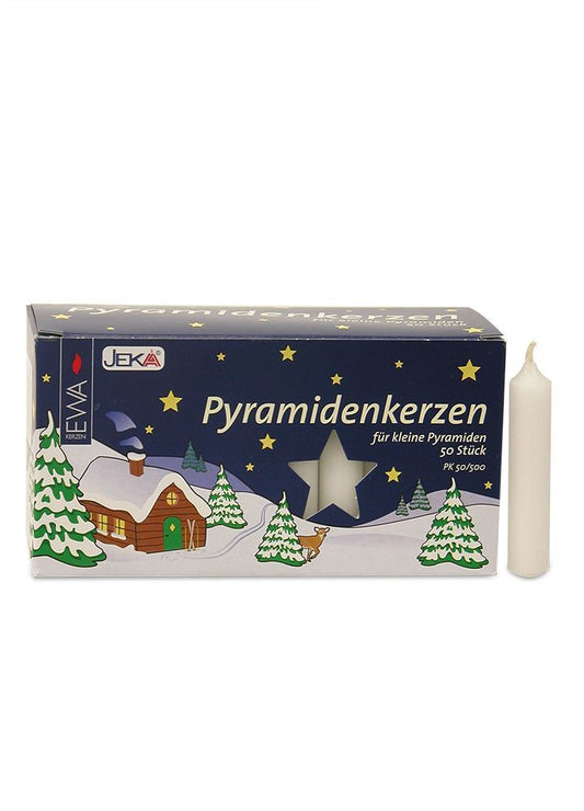 White Pyramid Candles