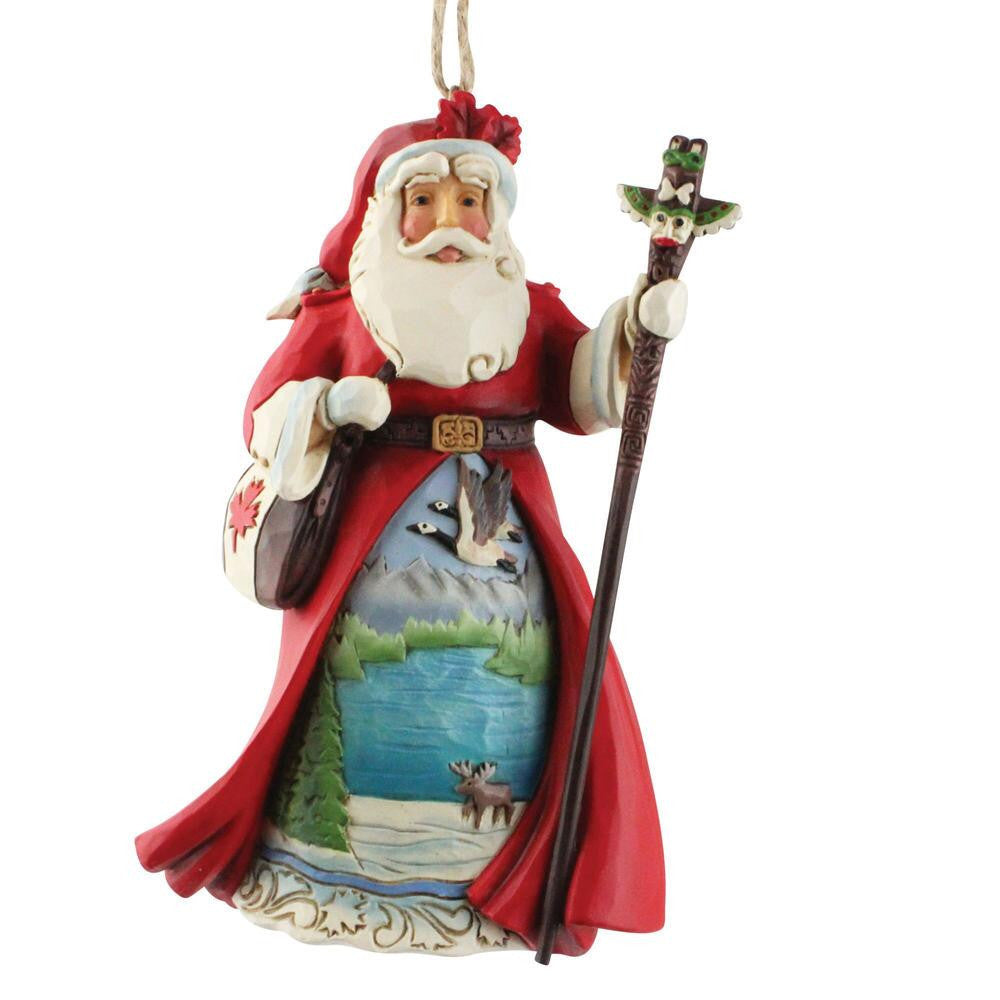 Canadian Santa Ornament