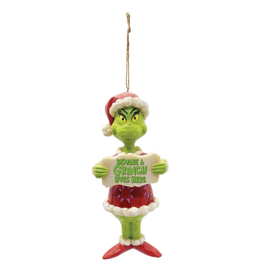 Grinch Beware a Grinch Ornament