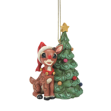 Rudolph with Christmas Tree Ornament