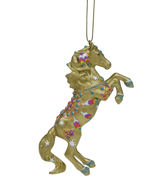 Golden Jewel Pony Ornament