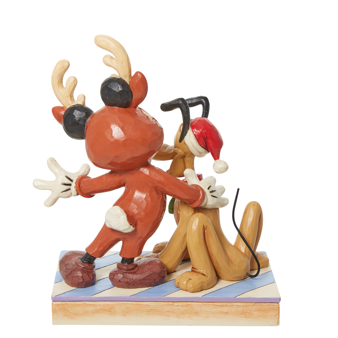 Mickey Reindeer With Pluto Santa