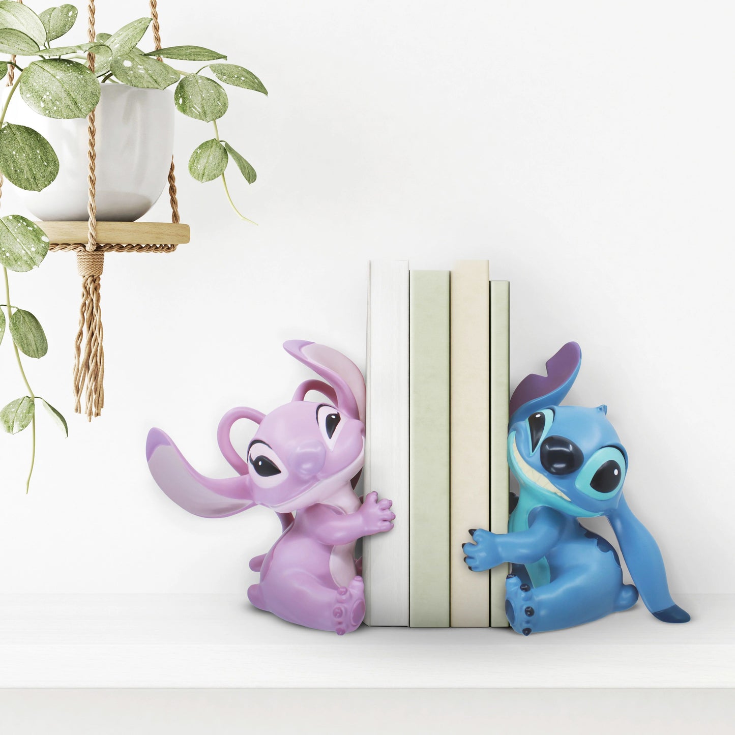 Stitch & Angel Bookends