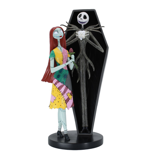 Jack &Sally Coffin Figurine
