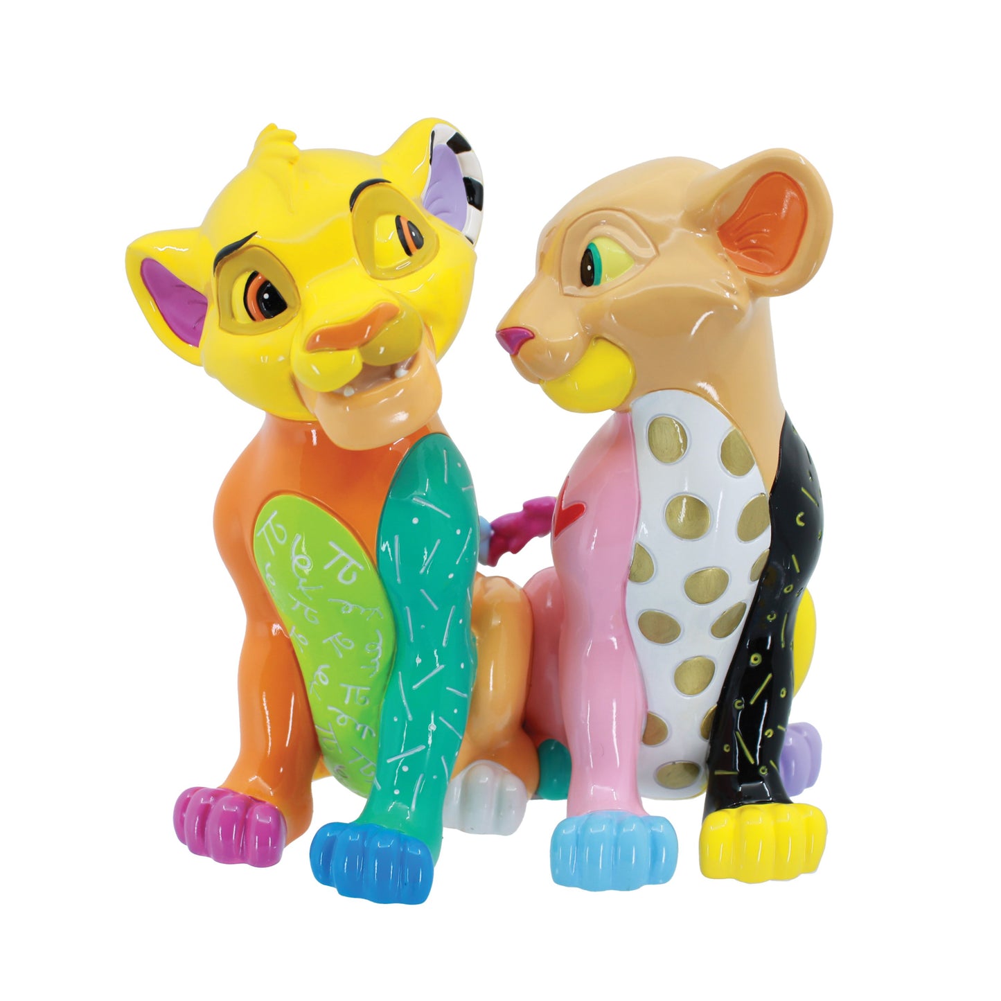 Simba & Nala by BRITTO
