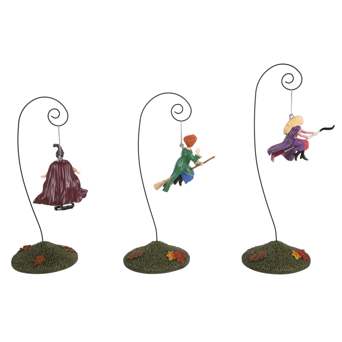 Hocus Pocus On Modern Brooms, Set of 3