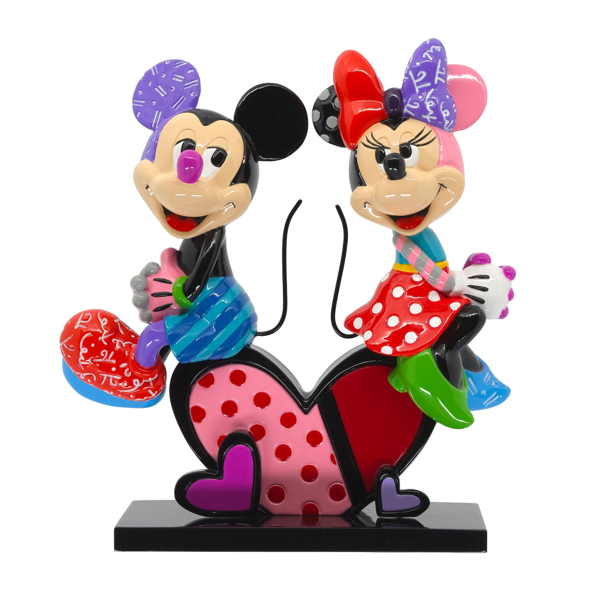 Mickey and Minne on Heart