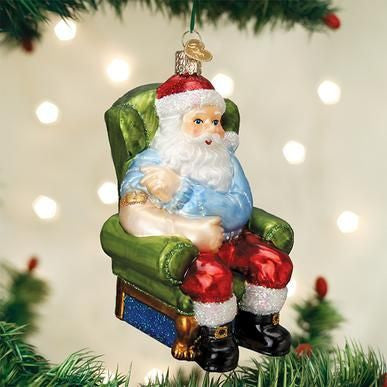 Santa Vaccinated Ornament