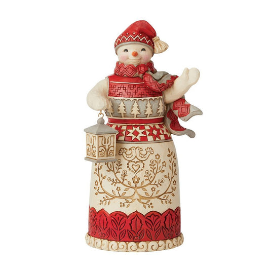 Nordic Noel Snowman Figurine