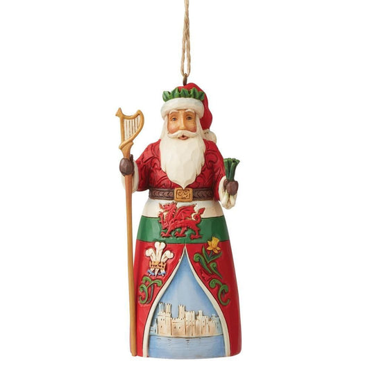 Welsh Santa Ornament