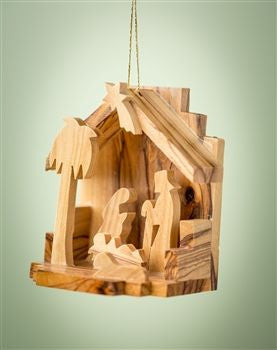 Small Grotto w/Nativity/Palm