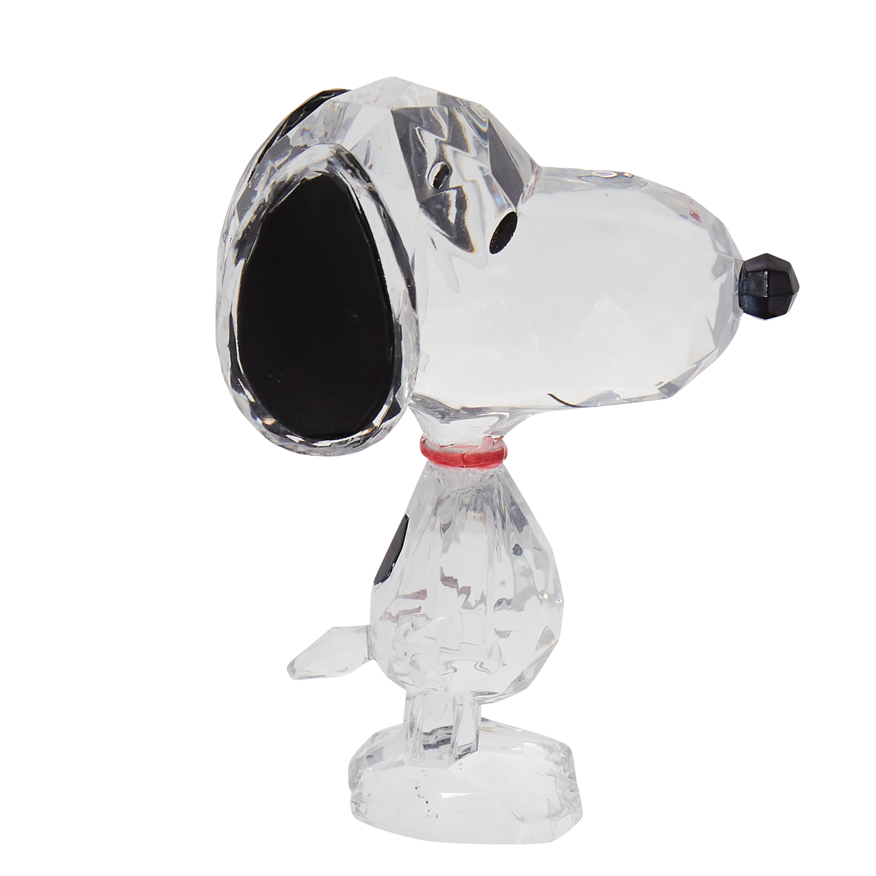 Snoopy makes his debut in the Facets Collection of acrylic figures that look like cut crystal.